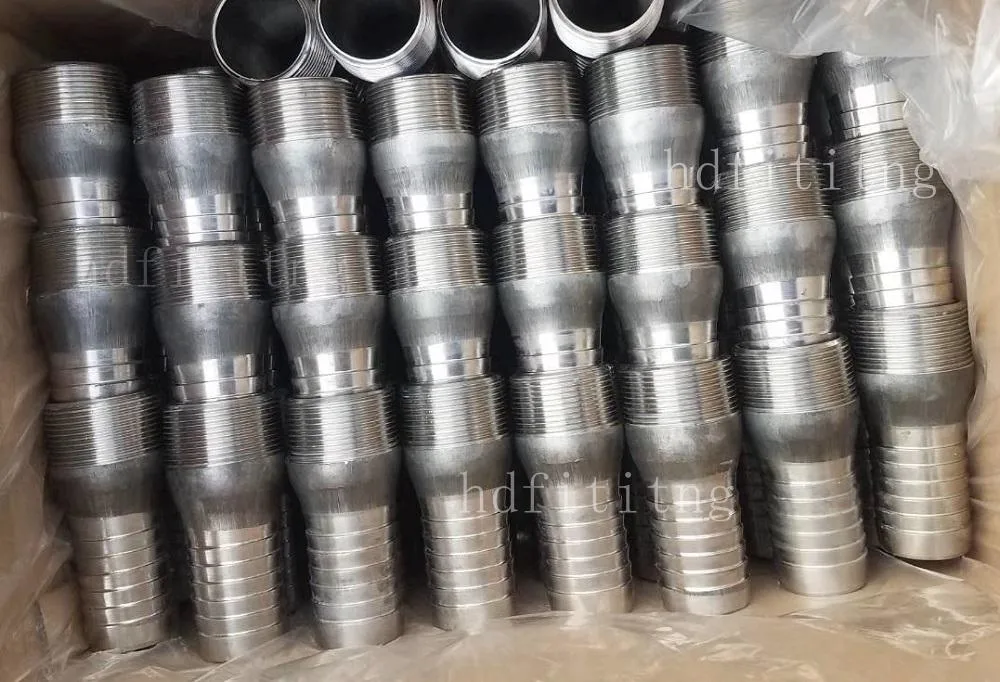 Galvanized Zinc Carbon Steel NPT Good Quality Kc Combination King Nipple