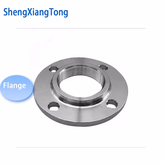 Base in lega di carbonio A105 ASME B16.5 FF RF, piastra tubiera in acciaio inossidabile forgiata, cieca, filettatura piatta, saldatura, flangia Wn slip-on