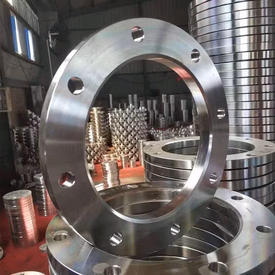 Flangia a piastra Pn16 per tubo di scarico per tubo in acciaio al carbonio