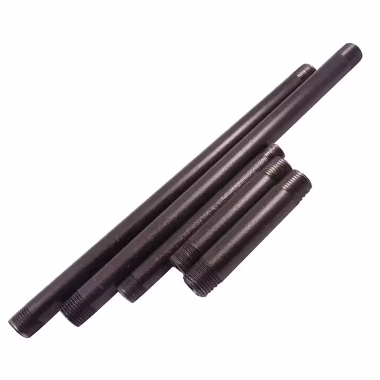 Prezzo di fabbrica Ss201 SS304 SS316 Sch40 Sch80 Bsp DIN NPT Raccordo per tubi filettati Nipplo per tubi in acciaio inossidabile Connettore per tubi Nipplo per tubi Nipplo per tubi filettati